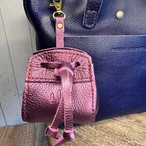 Portland Leather Pixie Pouch ULTRAVIOLET Bag Charm Purse Organizer NEW FAST SHIP